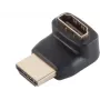 SHIVERPEAKS S/CON maximum connectivity HDMI-adapter emane-pesa, 90° ülespoole suunatud nurk, kullatud, 4K2K, must (77407-1)