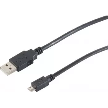 SHIVERPEAKS S-Conn 77183-HQ 3m USB A - Micro-USB B isane-iseane must USB-kaabel