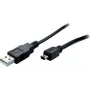 SHIVERPEAKS S-Conn BS77162 USB 2.0 kaabel, USB-A - Mini-USB B, 1,8 m, must