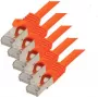 SHIVERPEAKS S-Conn Cat.7 S/FTP patchkaabel, 1,5 m, RJ-45 - RJ-45, kullatud kontaktid, 10 Gbps, 600 MHz, vask, must 75511-1.5O-SET5