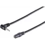 SHIVERPEAKS S-Conn HP30781 heliadapteri kaabel 0,2 m 3,5 mm isane - 2,5 mm isane must