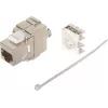 SHIVERPEAKS S/CONN maksimaalne ühenduvus 10x Keystone Cat.6A sertifitseeritud, 500 MHz, die-cast korpus, täielikult varjestatud – 10-pakk (75004-10SET)