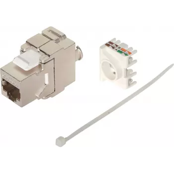 SHIVERPEAKS S/CONN maksimaalne ühenduvus 10x Keystone Cat.6A sertifitseeritud, 500 MHz, die-cast korpus, täielikult varjestatud – 10-pakk (75004-10SET)