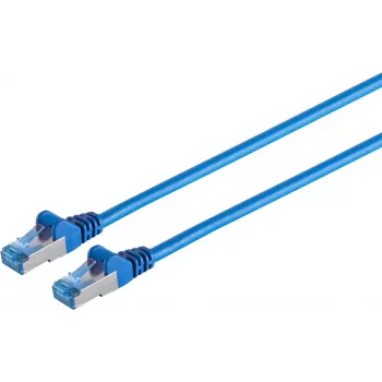 SHIVERPEAKS S/CONN maksimaalse ühenduvusega Cat 6A S/FTP PIMF võrgupatch-kaabel, RJ45, 7,5m, sinine (75717-B)
