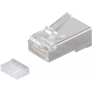 SHIVERPEAKS S/CONN maximum connectivity Cat.6a varjestatud RJ45 modulaarpistik, 8P8C, kullatud 50µ kontaktid, sisestusabivahendiga (72061-R)