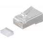 SHIVERPEAKS S/CONN maximum connectivity Cat.6a varjestatud RJ45 modulaarpistik, 8P8C, kullatud 50µ kontaktid, sisestusabivahendiga (72061-R)