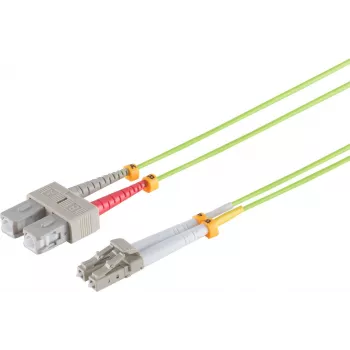 SHIVERPEAKS S/CONN maksimaalse ühenduvusega OM5 LC/SC Duplex Multimode Fiber Patch Cable, 50/125µm, laimiroheline, 5m 07-530515