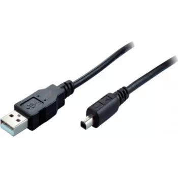 SHIVERPEAKS USB 2.0 Mini kaabel, USB-A isane Mini USB-B isasele, 1,0 m, must 11004995