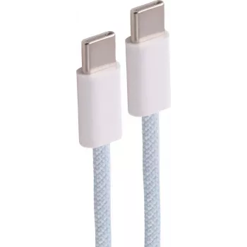 SHIVERPEAKS USB-C laadimiskaabel, USB 2.0, 240W PD, sinine punutud tekstiil, 1m BS14-22021