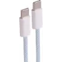 SHIVERPEAKS USB-C - USB-C punutud tekstiilkaabel, 3 m, sinine, 60W PD, USB 2.0 BS14-21041