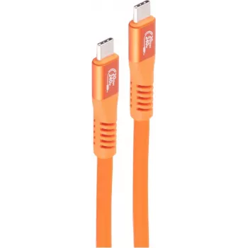 SHIVERPEAKS USB-C - USB-C kaabel 3.2 Gen 2 240W PD 1m oranž BS14-77027