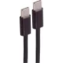 SHIVERPEAKS USB-C - USB-C laadimiskaabel 2.0, 240W, must, tekstiil, 1m (BS14-22025)