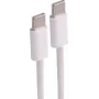 SHIVERPEAKS USB-C - USB-C laadimiskaabel 2.0 240W valge tekstiil 0,5m BS14-22016