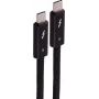 SHIVERPEAKS USB-C - USB-C Thunderbolt 5 UltraFlex kaabel, 240W, 2m, must BS13-75035