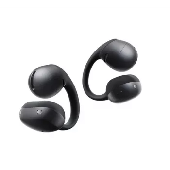 Shokz OpenDots Air Avatud Kõrvaga Tõelised Juhtmevabad Kõrvaklapid Bluetooth 5.2-ga, 27.5h Aku, IP54, Must