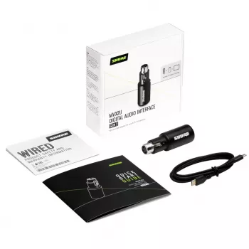 Shure MVX2UG2 Digital Audio Interface XLR to USB