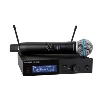 Shure SLXD24+E/B58 traadita mikrofon Beta 58A kapsliga