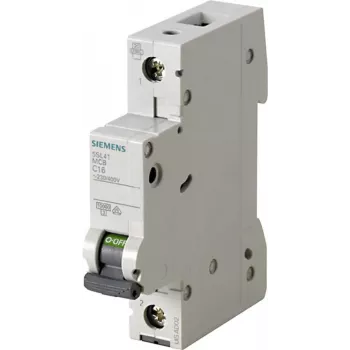 Siemens 5SL4102-7 MCB 1-poolne C-kõver 2 A 6 kA 230/400 V AC