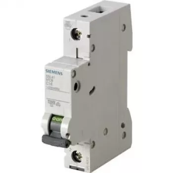 Siemens 5SL4108-6 1-pooluseline 8A B-karakteristikuga MCB 230/400V 6kA