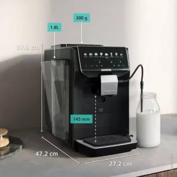 Siemens EQ500 iAroma TP553E07 Täisautomaatne espressomasin, Piano Black