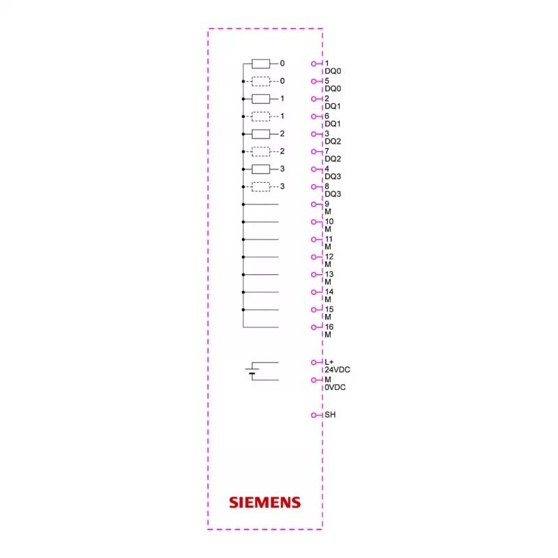 SIEMENS SIMATIC ET 200SP digitaalväljundmoodul DQ 4x24VDC/2A ST (6ES7132-6BD21-0BA0)