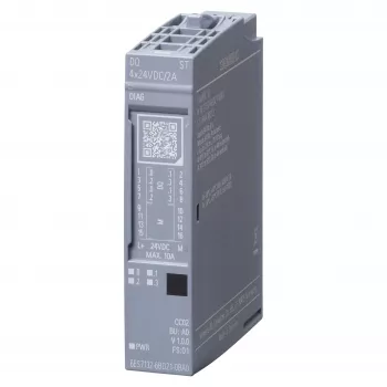 SIEMENS SIMATIC ET 200SP digitaalväljundmoodul DQ 4x24VDC/2A ST (6ES7132-6BD21-0BA0)