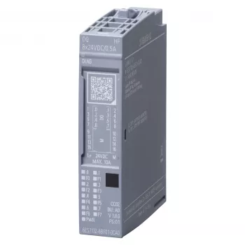 Siemens SIMATIC ET 200SP digitaalväljundmoodul DQ 8x24VDC 6ES7132-6BF01-0CA0
