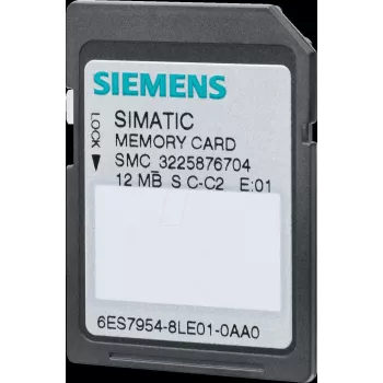 SIEMENS SIMATIC S7 mälukaart 24MB Flash S7-1200/S7-1500/SINAMICS jaoks (6ES7954-8LE03-0AA0)