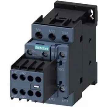 SIEMENS SIRIUS 3RT2028-1AP04 kontaktor, 3-pooluseline, 38 A, 230 V AC mähis, 18,5 kW