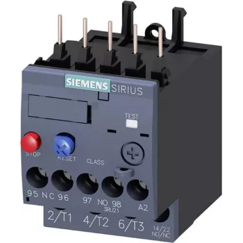 Siemens SIRIUS 3RU2116-1BB0 termiline ülekoormusrelee, 1,1–1,6 A, klass 10, kruviklemmid