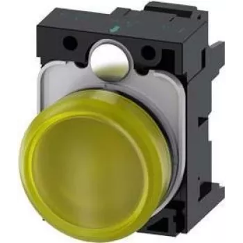 Siemens SIRIUS ACT 3SU1102-6AA30-3AA0 kollane LED-signaallamp, 24V AC/DC, 22mm