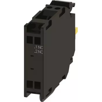 Siemens SIRIUS ACT kontaktmoodul, 1 NC, kruviklemm, 500 V isolatsioon, 6 A AC-15 3SU14001AA103HA0