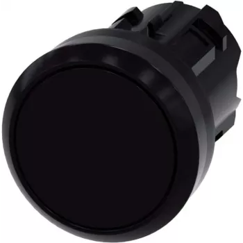 Siemens SIRIUS ACT lame tõuknupu täitur, must, plastist esirõngas, 22mm, 3SU1000-0AA10-0AA0