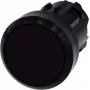 Siemens SIRIUS ACT lame tõuknupu täitur, must, plastist esirõngas, 22mm, 3SU1000-0AA10-0AA0