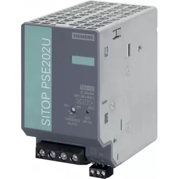 Siemens SITOP PSU8600 puhvermoodul 6EP1961-3BA21, 24 V DC, 100 W, 200 ms, kondensaatoripõhine, DIN-liin