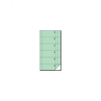 SIGEL BO096 Kviitungiraamat, 105 x 200 mm, isekopeeruv 2-osaline, 60 komplekti, 360 perforeeritud kviitungit, valge/kollane