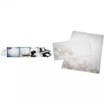 SIGEL DU250 jõululine puitmotiiviga DL ümbrikud, 90 g/m², isekleepuvad, 25 tk