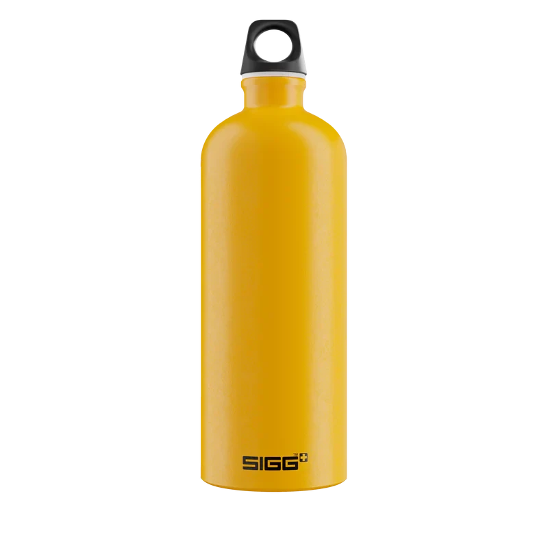 SIGG Traveller 1L Mustard Water Bottle