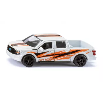 SIKU Ford F-150 Raptor 1:55 Die-cast Model Vehicle White/Orange