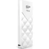 Silicon Power 16GB USB 2.0 mälupulk, sissetõmmatava korgita disain, valge