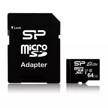 Silicon Power 64GB microSDXC UHS-I Class 10 U1 V10 mälukaart