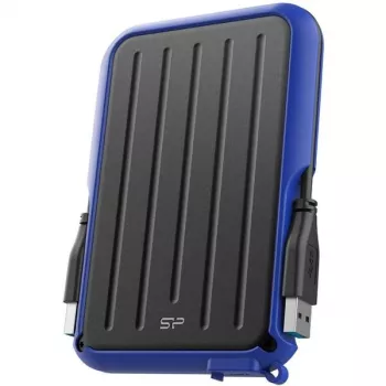 Silicon Power Armor A66 1TB väline kõvaketas USB 3.2 Gen 1, vastupidav, IPX4 veekindel, must punaste aktsentidega