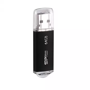 Silicon Power Blaze B02 64GB USB 2.0 mälupulk - must