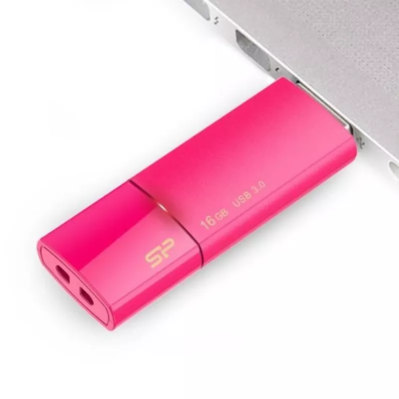 Silicon Power Blaze B05 16GB USB 3.2 Gen 1 mälupulk - must