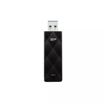 Silicon Power Blaze B20 16GB USB 3.2 Gen 1 mälupulk, sissetõmmatava pistikuga, must