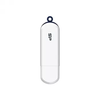 Silicon Power Blaze B32 USB-mälupulk 128GB USB 3.2 Gen 1 Valge mereväesinise äärisega