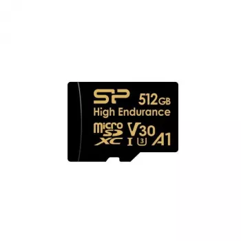 Silicon Power Golden Series 64GB microSDXC mälukaart, UHS-I U3, V30, A1, kuni 100 MB/s lugemine, 80 MB/s kirjutamine, SD-adapteriga