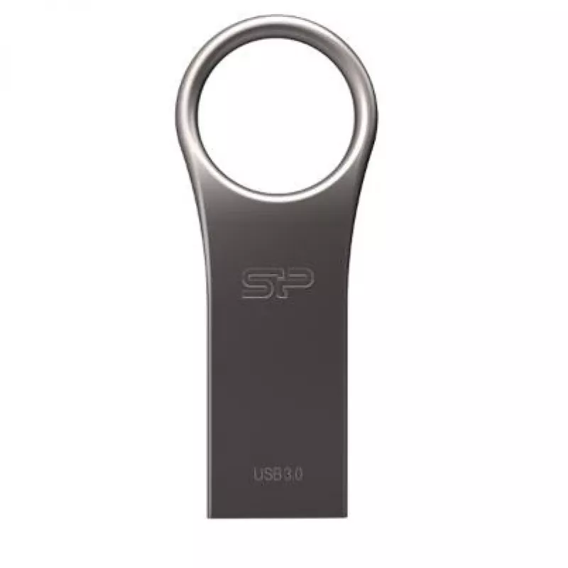 Silicon Power Jewel J80 128 GB USB 3.0 Flash Drive Silver