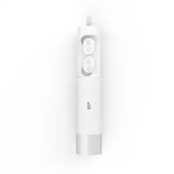 Silicon Power SP5MWASYBP81BT0W 10000mAh Power Bank sisseehitatud USB-C kaabliga - Valge