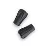Silva Rubber Paws matkakeppide kummist otsikud - must - 1 paar